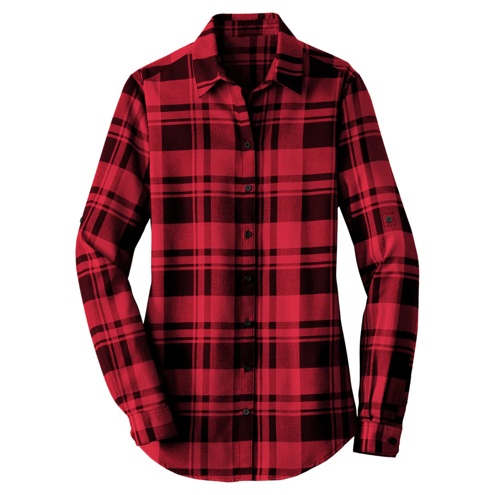 Willie Crystal Portrait Ladies Flannel Tunic - Image 6